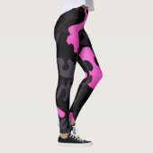 Roze en zwarte Camouflage Leggings (Rechts)
