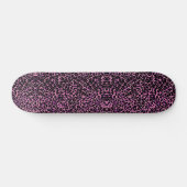 Roze en zwarte Cheetah Pattern Persoonlijk Skateboard (Horizontaal)