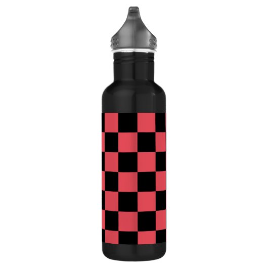 Roze en zwarte-controllerpatroon waterfles (Rechts)