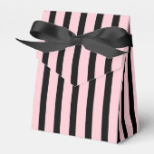 Roze en zwarte doos bedankdoosjes (Voorkant Zijde)