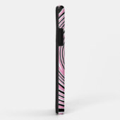 Roze en zwarte draaimolen Case-Mate iPhone case (Achterkant/rechts)