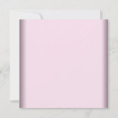 Roze en zwarte foto Afstuderen aankondiging (Achterkant)