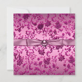 Roze en zwarte foto Afstuderen Kaart (Achterkant)