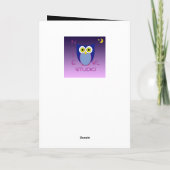 Roze en Zwarte Foto Dank Je Kaart (Achterkant)