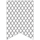 Roze en zwarte geometrische banner (Tweede vlag)