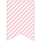 Roze en zwarte geometrische banner (Eerste vlag)