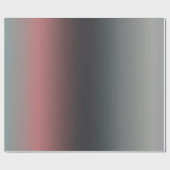 Roze en zwarte gradiënt, Ombre. Cadeaupapier (Vlak)