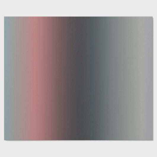 Roze en zwarte gradiënt, Ombre. Cadeaupapier (Vlak)