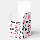 Roze en zwarte Halloween Bedankdoosjes (Geopend)