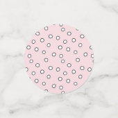 Roze en zwarte Halloween Ghost Confetti (Kleine voorkant)