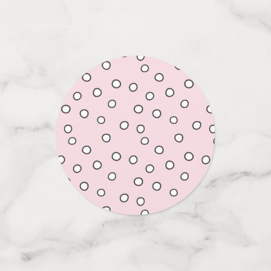 Roze en zwarte Halloween Ghost Confetti (Kleine voorkant)