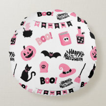 Roze en zwarte Halloween