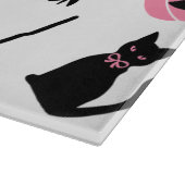 Roze en zwarte Halloween Snijplank (Hoek)