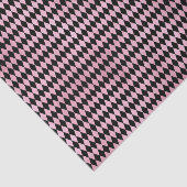 Roze en Zwarte Harlekijn Diamant Tissuepapier (Detail)