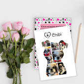 Roze en zwarte harten Schattigee dag van de Valent Feestdagenkaart