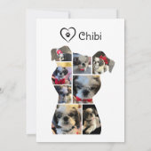 Roze en zwarte harten Schattigee dag van de Valent Feestdagenkaart (Achterkant)