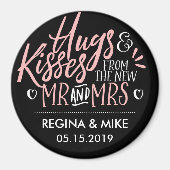 Roze en zwarte heupen en Kisses uit New Mr en Mrs. Magneet (Voorkant)