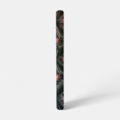 Roze en Zwarte Jewel Eye Design Samsung Galaxy Hoesje (Linkerkant)