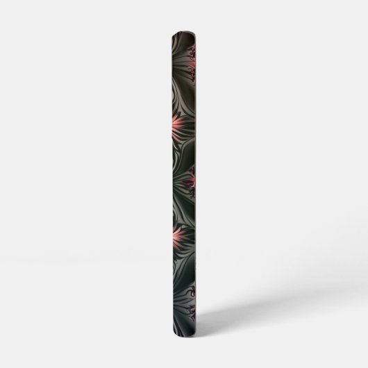 Roze en Zwarte Jewel Eye Design Samsung Galaxy Hoesje (Linkerkant)