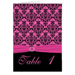 Roze en zwarte Kaart van het Aantal van de Lijst v