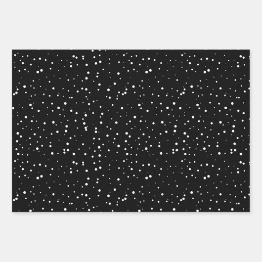 Roze en zwarte kerstboom inpakpapier vel (Voorkant 2)