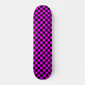 Roze en zwarte klankkaart skateboard (Voorkant)