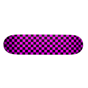 Roze en zwarte klankkaart skateboard