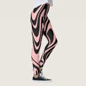 Roze en zwarte Leggings (Rechts)