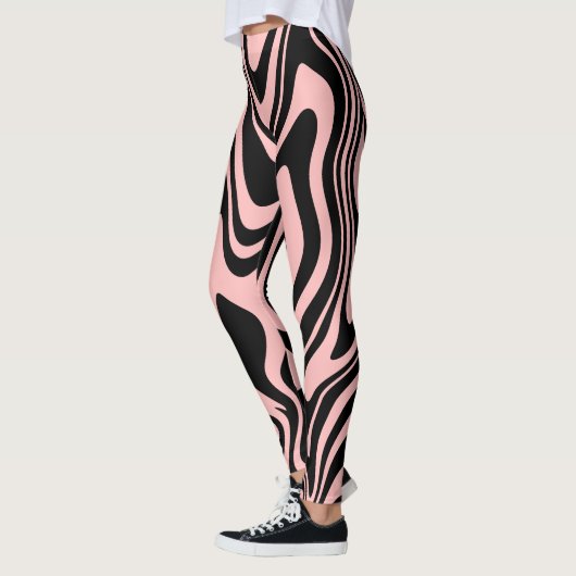 Roze en zwarte Leggings (Links)