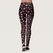 Roze en zwarte Leggings Oerwoud (Achterkant)