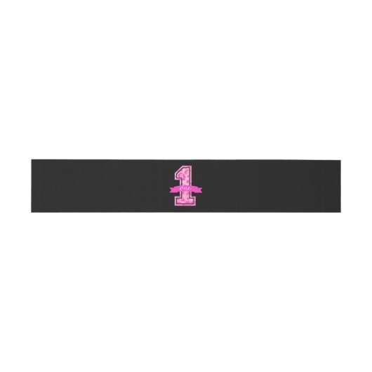 Roze en zwarte luipaard afdrukken Een eerste verja Uitnodigingen Wikkel (Vlak)