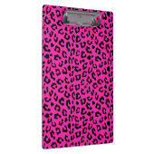 Roze en zwarte luipaard afdrukken klembord (Rechts)