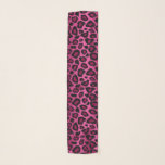 Roze en zwarte luipaard afdrukken sjaal<br><div class="desc">🥇 EEN ORIGINEEL COPYRIGHT-ONTWERP VAN Donna Siegrist IS ALLEEN BESCHIKBAAR OP ZAZZLE! Roze en zwarte luipaard afdrukken. Beschikbaar in verschillende kleuren. ⭐ 99% van mijn design in mijn winkel wordt in lagen gedaan. Dit maakt het voor u gemakkelijk resize en beweegt de grafiek en de tekst rond zodat het elk...</div>