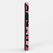 Roze en zwarte luipaard printpatroon. Case-Mate iPhone case (Achterkant/rechts)