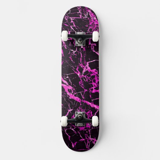 Roze en zwarte marmer (compleet met vrachtwagens e skateboard (Voorkant)