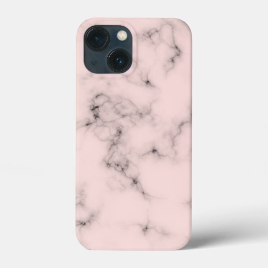 Roze en zwarte, marmer look iPhone draagtas Case-Mate iPhone Case (Achterkant)