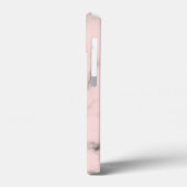 Roze en zwarte, marmer look iPhone draagtas Case-Mate iPhone Case (Achterkant / Links)