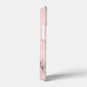 Roze en zwarte, marmer look iPhone draagtas Case-Mate iPhone Case (Achterkant / Rechts)