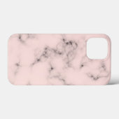 Roze en zwarte, marmer look iPhone draagtas Case-Mate iPhone Case (Achterkant (horizontaal))