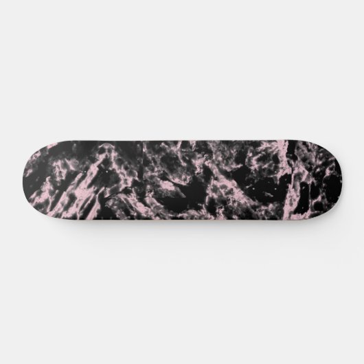 Roze en zwarte marmer persoonlijk skateboard