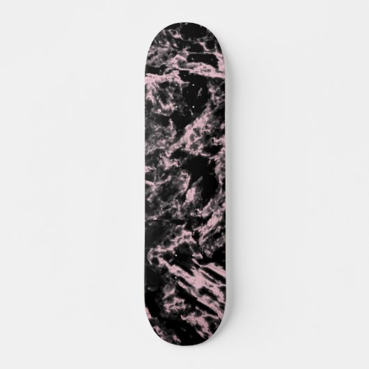 Roze en zwarte marmer persoonlijk skateboard (Voorkant)
