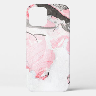 Roze en zwarte marmer textuur. Handtekening Case-Mate iPhone Case