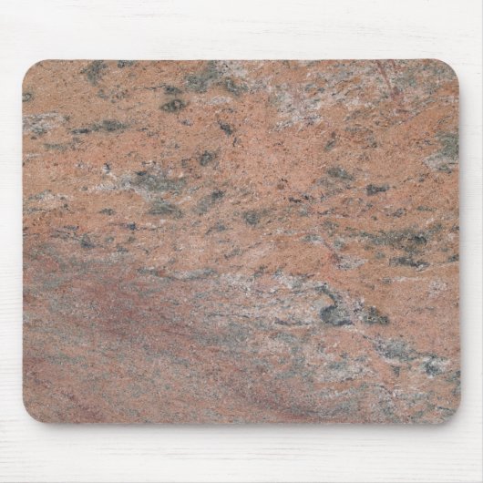 Roze en zwarte marmer zwirled Mousepad Muismat (Voorkant)