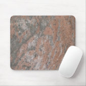Roze en zwarte marmer zwirled Mousepad Muismat (Met muis)
