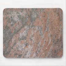 Roze en zwarte marmer zwirled Mousepad