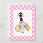 Roze en zwarte met de wijzers van de klok mee - de kaart (Achterkant)