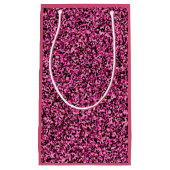 Roze en zwarte mini-Camouflage Klein Cadeauzakje (Voorkant)