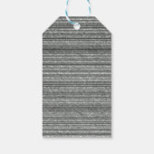 Roze en zwarte moderne glam, bloemenkast cadeaulabel (Achterkant)