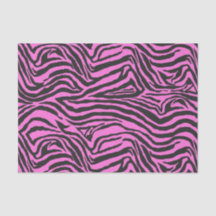 Roze en zwarte neonzebra Afdrukontkoppeling