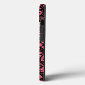 Roze en zwarte ornament sjaal patchwork sjaal Case-Mate iPhone case (Achterkant / Links)